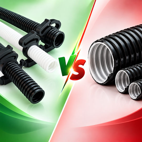 لوله خرطومی فلکسی یا پلیاتیلن؟